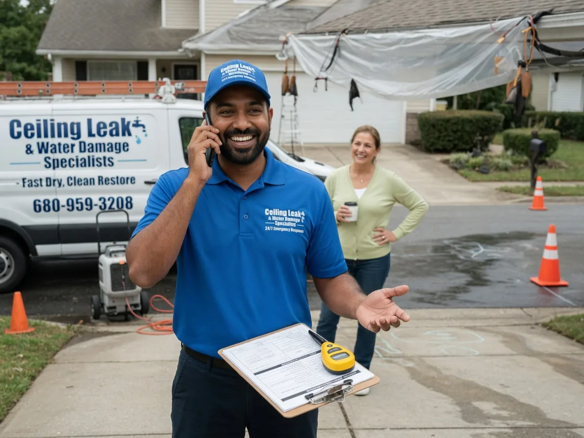 Ceiling Leak Cleanup Evans, CO FAQs